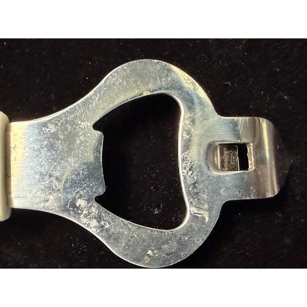 Vintage EKCO Miracle 3-Way Opener and Stainless Bottle Opener Set, Silver Black